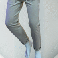 Erkek Gri Solid Spor Pantolon
