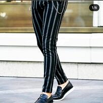 Erkek Füme Şeritli Pantolon